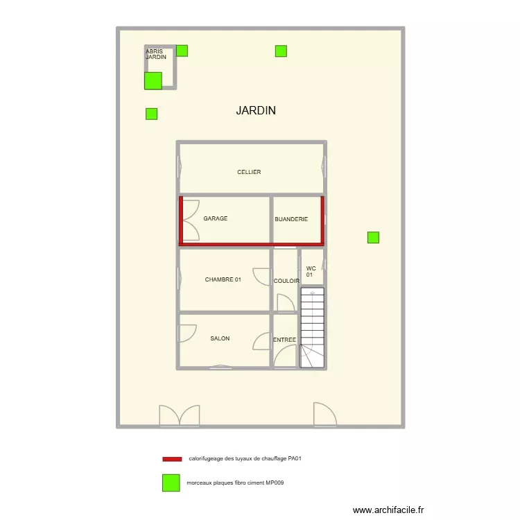 SUCCESSION RODILHAN RDC. Plan de 11 Pièces et 177 m² SUCCESSION RODILHAN RDC. Plan de 11 Pièces et 177 m²