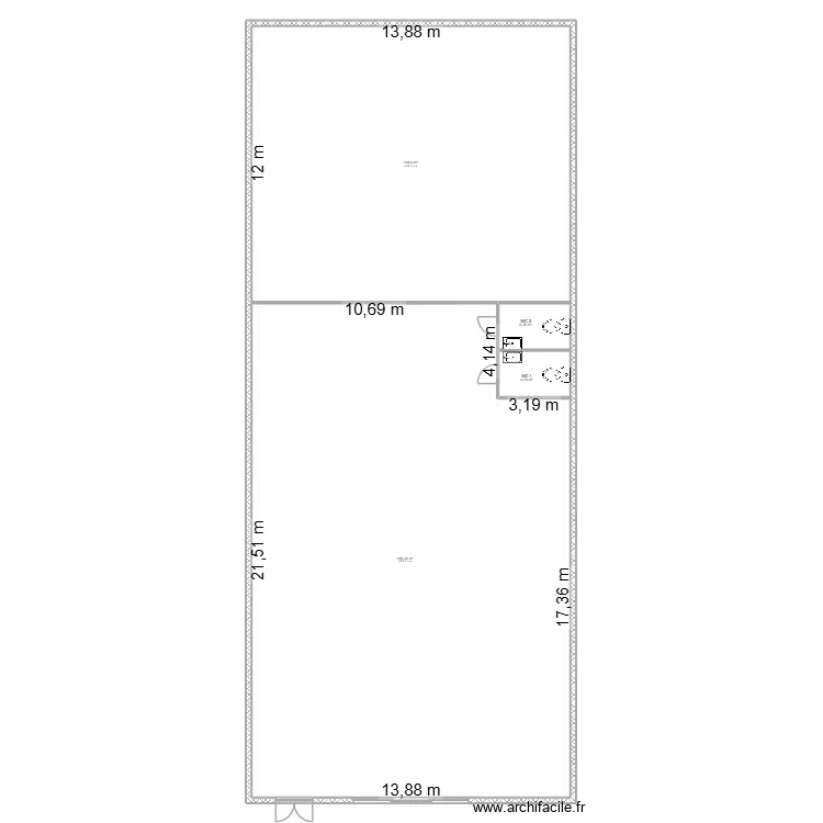 Asie Pacific. Plan de 4  et 464 m²