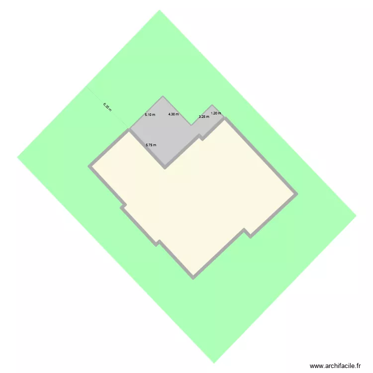 Maison. Plan de 