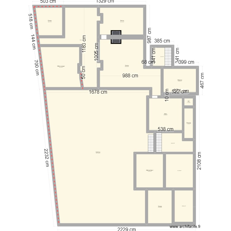 Projet Mont De Marsan 2. Plan de 0 pièce et 0 m2