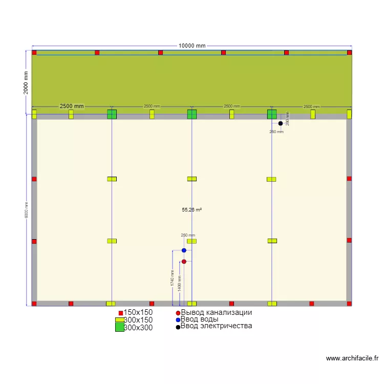 Солнечногорск Сваи. Plan de 