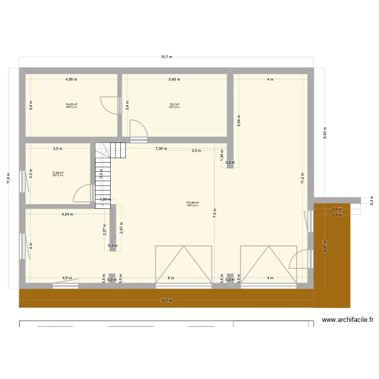 MAISON 1. Plan de 