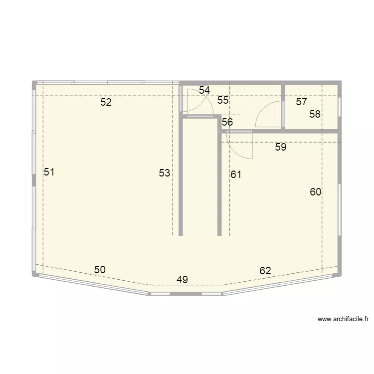 Appartement IV INSS. Plan de 