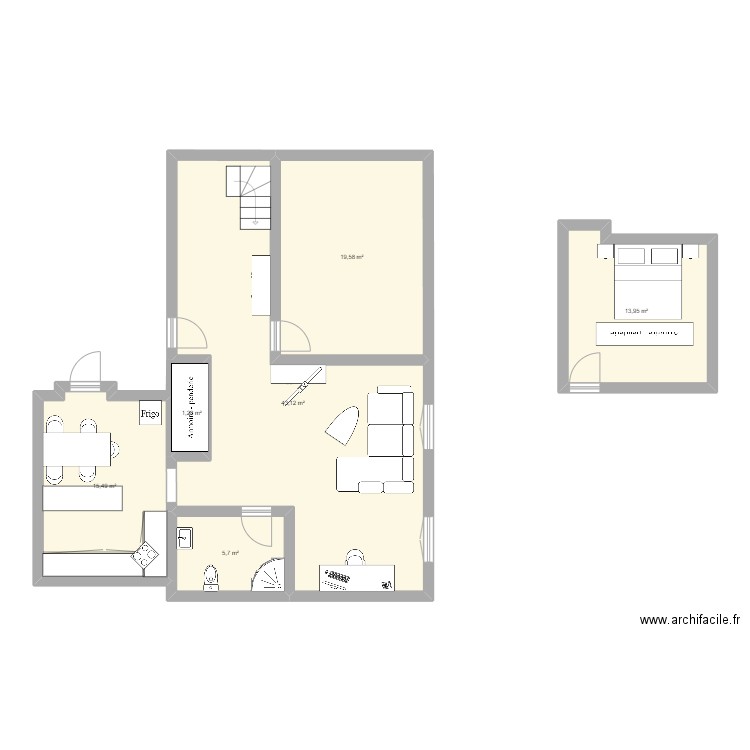 léman. Plan de 0 pièce et 0 m2