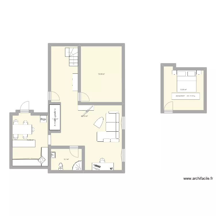 l&eacute;man. Plan de 
