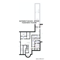 SOVEES BATIMENT BOUES - ETAGE Implantation
