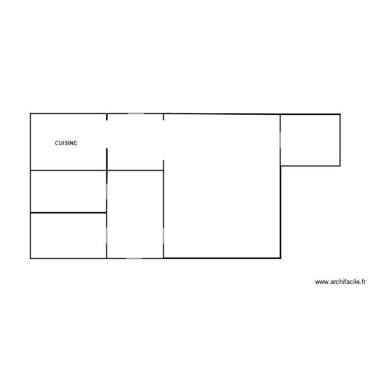 DERENBACH. Plan de 3 pièces et 10 m²