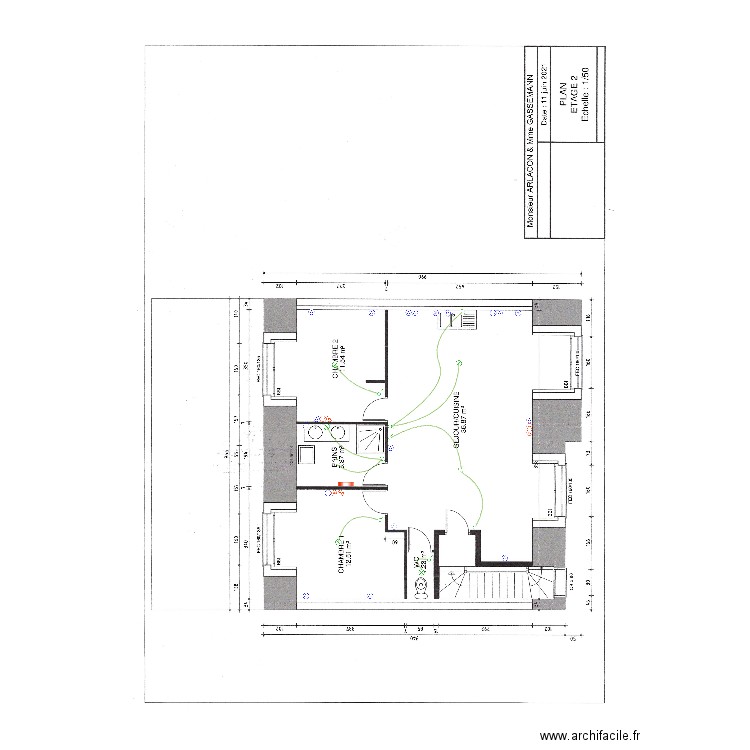 Gassemann Etage 2. Plan de 0 pièce et 0 m2