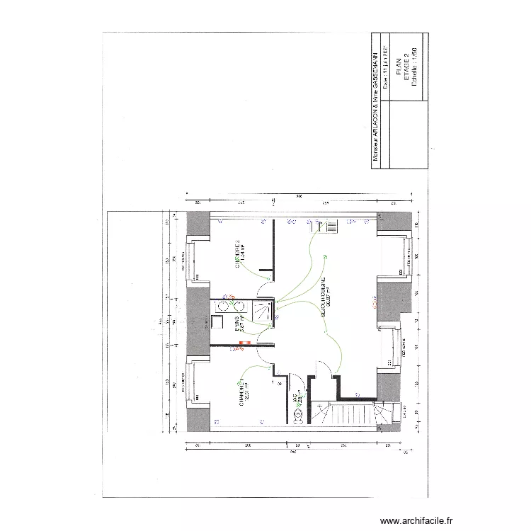 Gassemann Etage 2. Plan de Gassemann Etage 2. Plan de