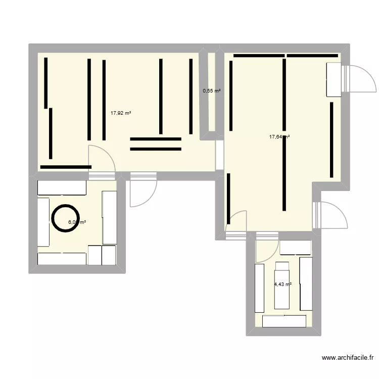 costumier. Plan de 5 et 47 m² costumier. Plan de 5 et 47 m²