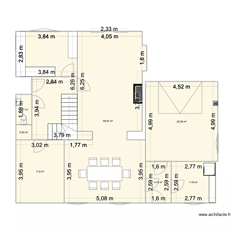 RDC 24 Men Du. Plan de 8 et 118 m² RDC 24 Men Du. Plan de 8 et 118 m²