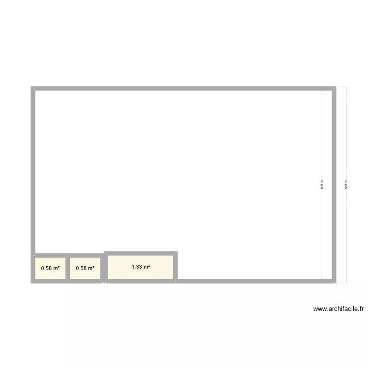 crazt crake. Plan de 3 et 2 m² crazt crake. Plan de 3 et 2 m²