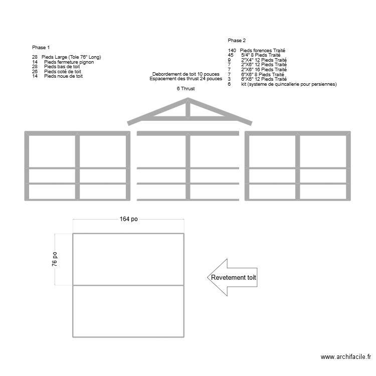 Gazebo 12 X12 Juillet. Plan de 0 pièce et 0 m2