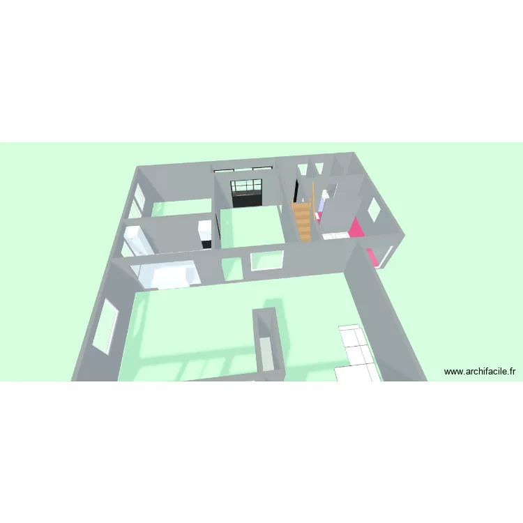 Gilly. Plan de 4  et 30 m²