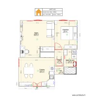 APPART N°5 pièces aménagées DER