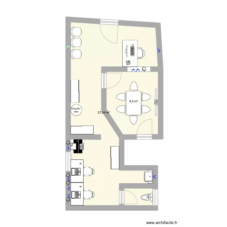 laforet romilly. Plan de 