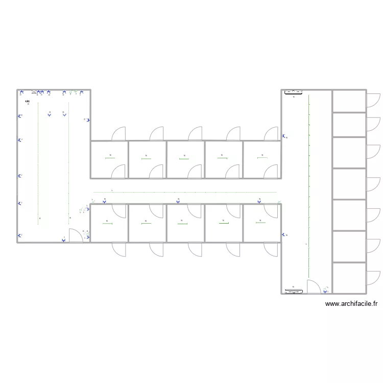 Chenil entier implantation 2025. Plan de Chenil entier implantation 2025. Plan de