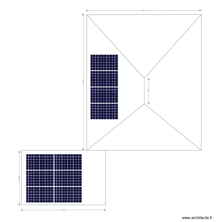 MAISON MANDRAN CHRISTELLE . Plan de 