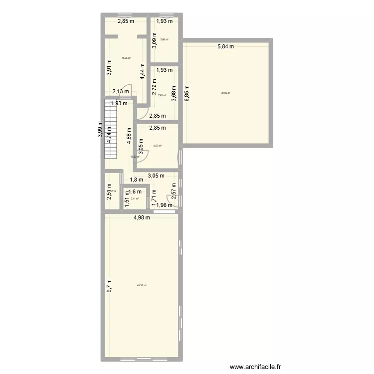 gkgk. Plan de 9 Pièces et 147 m²