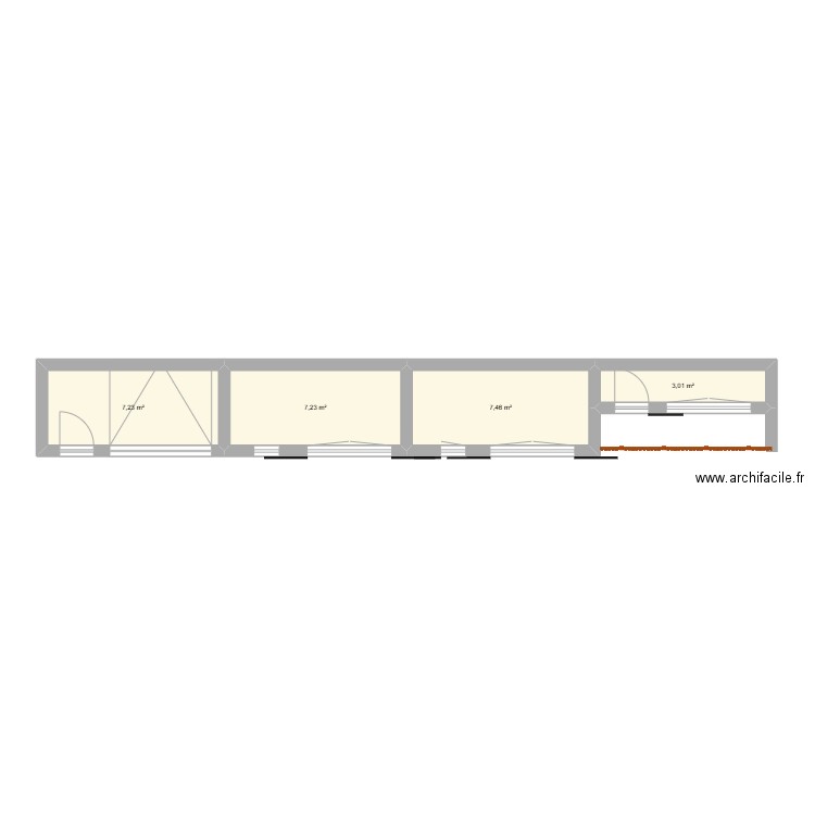 FACADE. Plan de 0 pièce et 0 m2