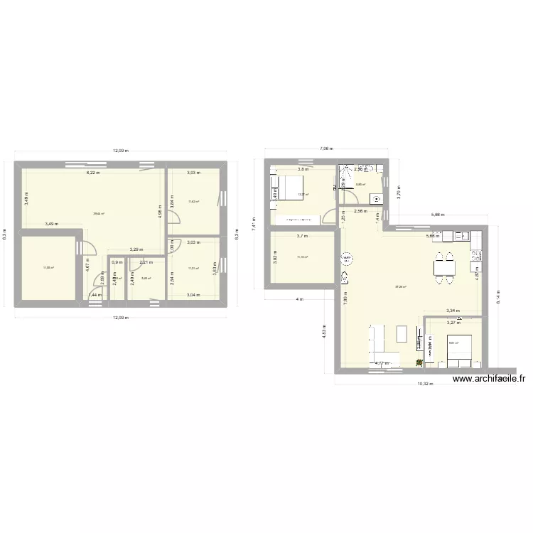 projet brouzils. Plan de 11 et 178 m² projet brouzils. Plan de 11 et 178 m²