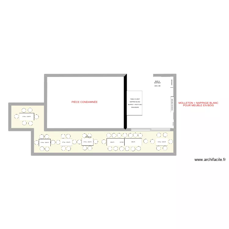 Caravelle A5. Plan de 