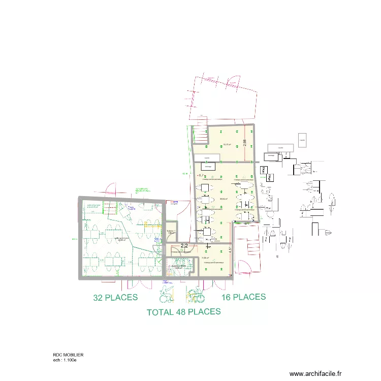 plan 2026. Plan de 6  et 102 m²