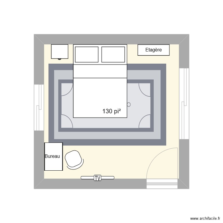Chambre Elizabeth. Plan de 0 pièce et 0 m2
