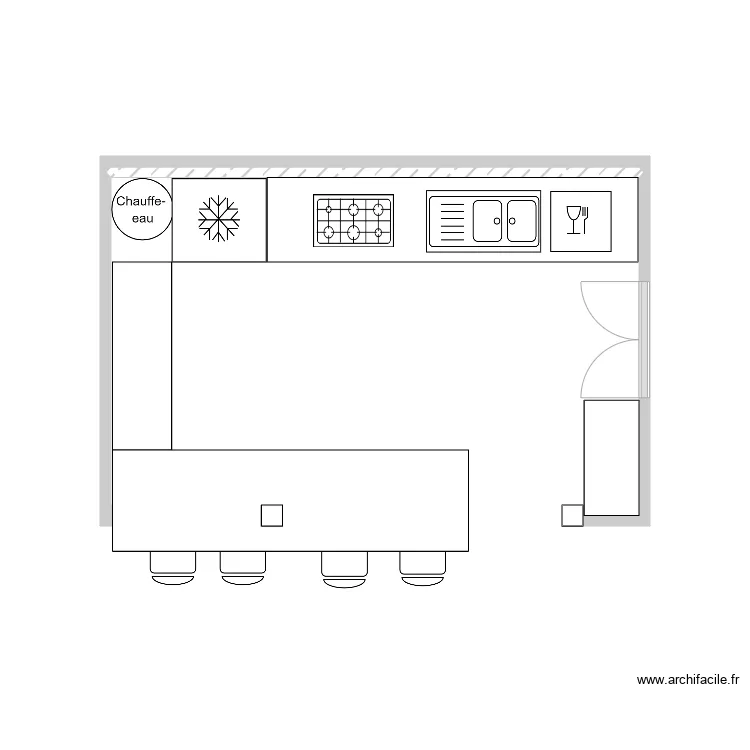 cuisine magescq peninsule. Plan de 