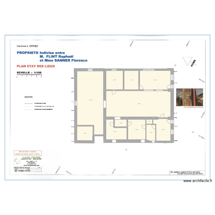 Pouyran Cuisine. Plan de 12 pièces et 247 m2