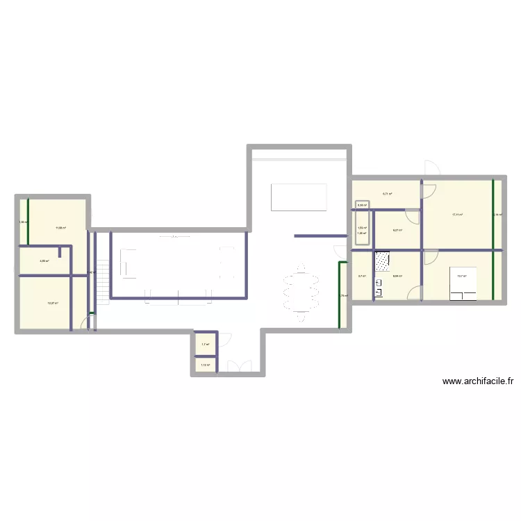 Maison. Plan de 