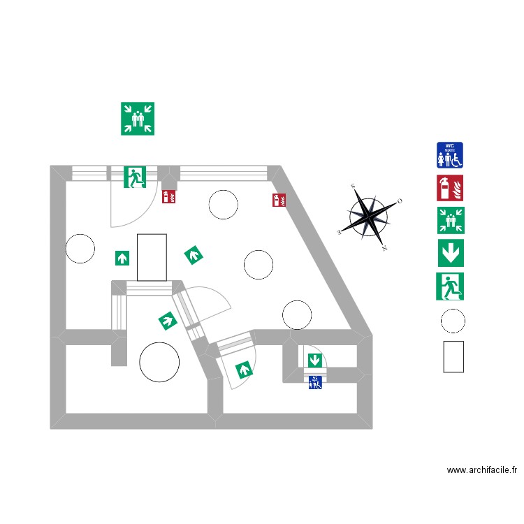 montigny. Plan de 4 pièces et 16 m2