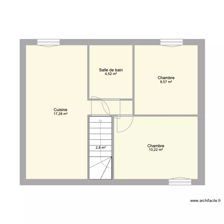 C&C home. Plan de 5 et 43 m² C&C home. Plan de 5 et 43 m²