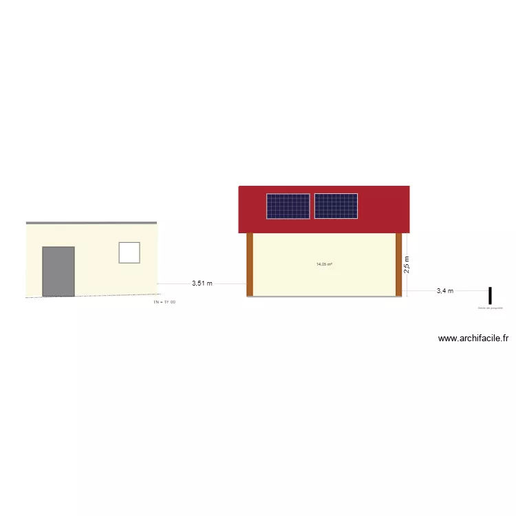 face sud appenti v2. Plan de 
