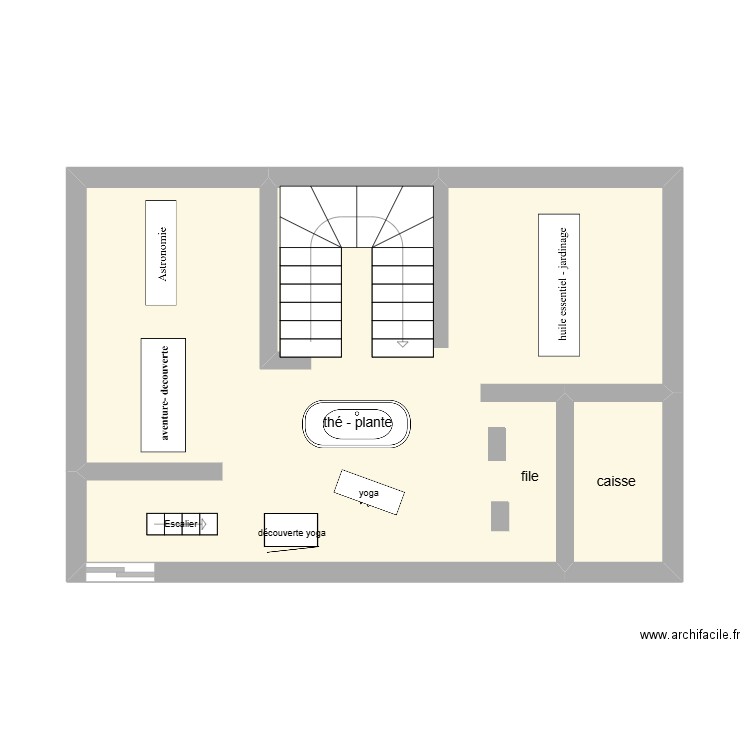 plant de magasin . Plan de 0 pièce et 0 m2