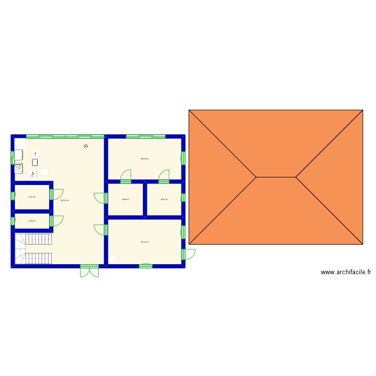Maison de rêves. Plan de 0 pièce et 0 m2
