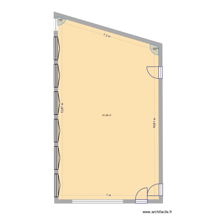 chloe L&eacute;na3 D. Plan de 0 pièce et 0 m2