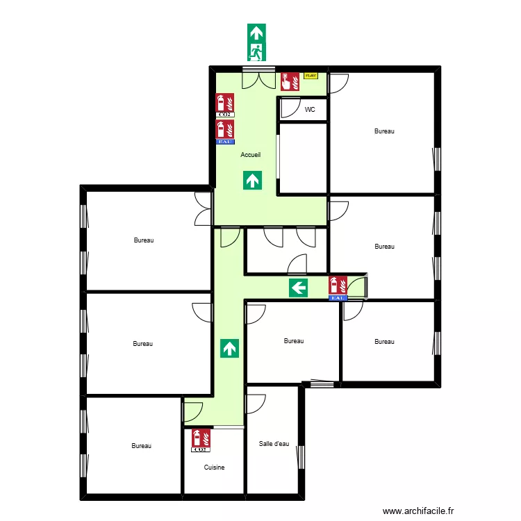 Racine evac. Plan de 