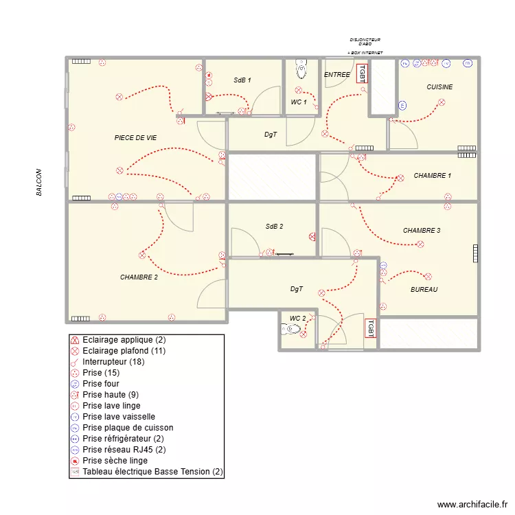 CHAUVET PLAN (ISMAEL). Plan de 