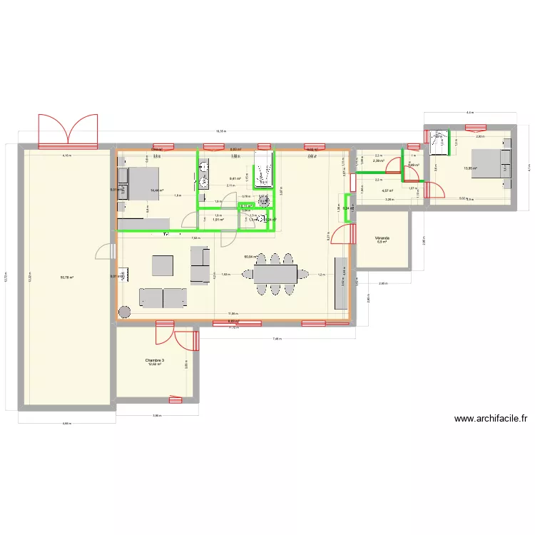 Villa Cuers 6. Plan de 
