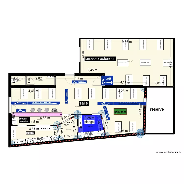 snack ceret. Plan de 