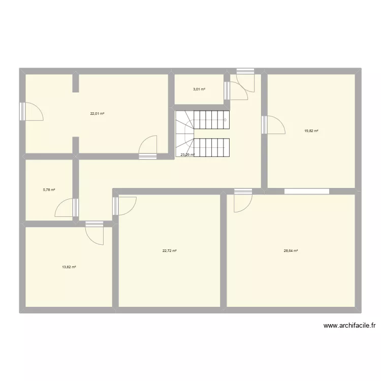 Av paquerette AS IS. Plan de 