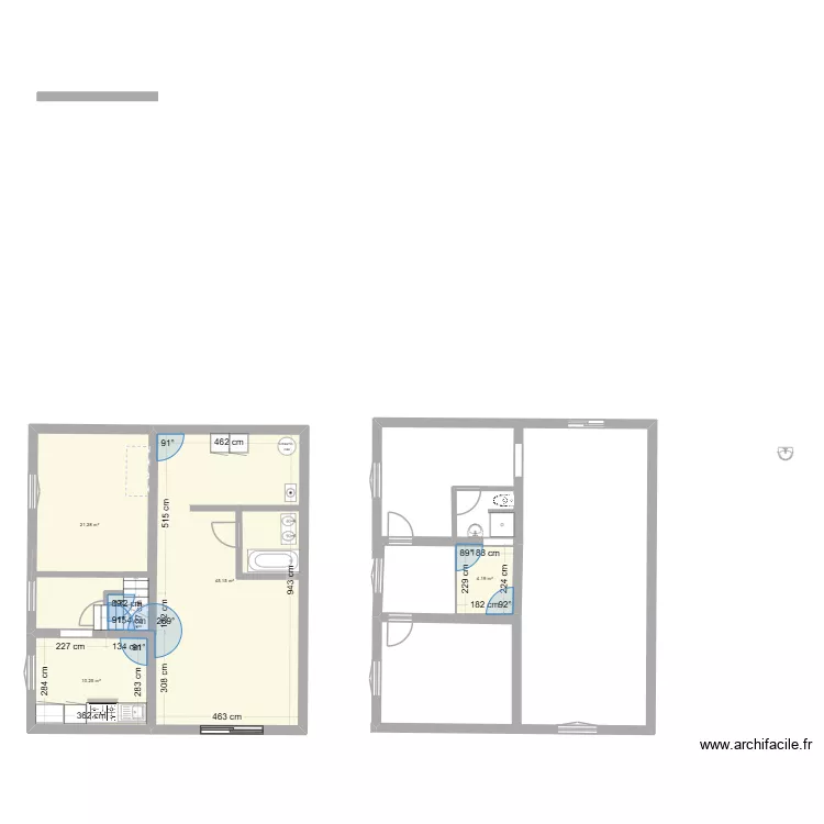 campagne 1. Plan de 4 et 81 m² campagne 1. Plan de 4 et 81 m²