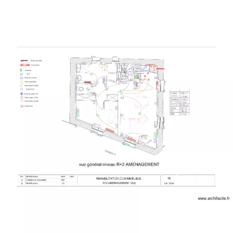 Chantepie R+2. Plan de Chantepie R+2. Plan de