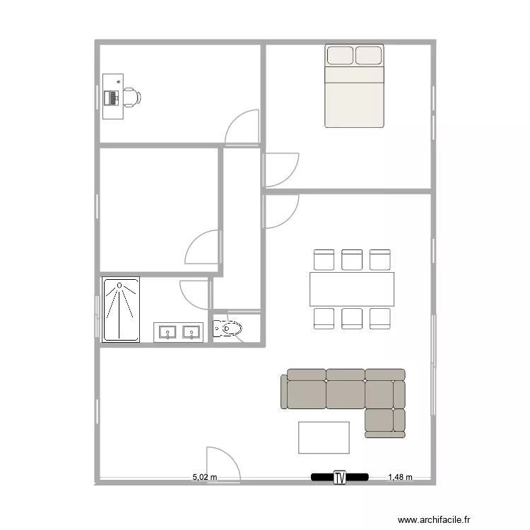 Maison 2. Plan de Maison 2. Plan de