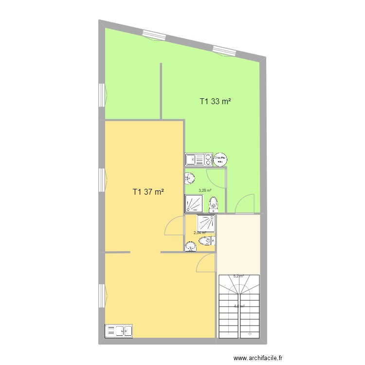 RAVE. Plan de 11 pièces et 165 m2