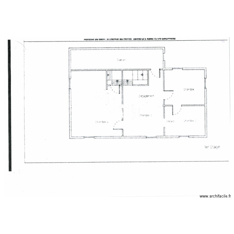 Plan ETAGE. Plan de 0 pièce et 0 m2
