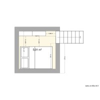 Mezzanine lit double