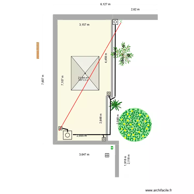 93 ST. Plan de 1 et 22 m² 93 ST. Plan de 1 et 22 m²