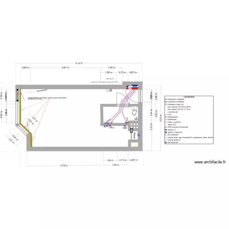 Nathalie Plan IMPL. PLOMBERIE. Plan de 6 Pièces et 0 m² Nathalie Plan IMPL. PLOMBERIE. Plan de 6 Pièces et 0 m²